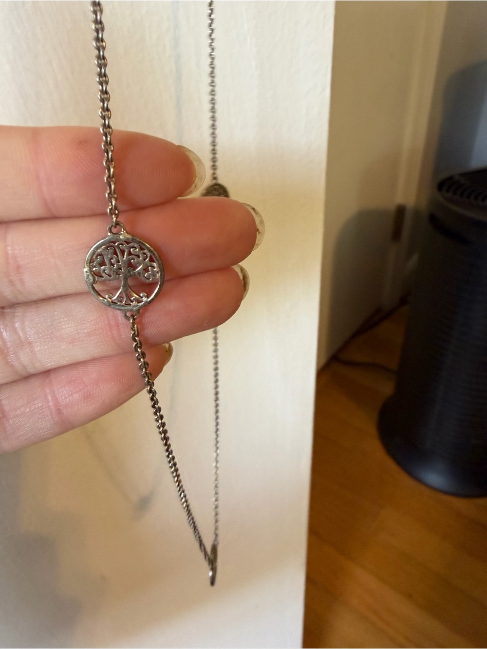 Sterling Silver Tree of Life Pendant Necklace - Silver